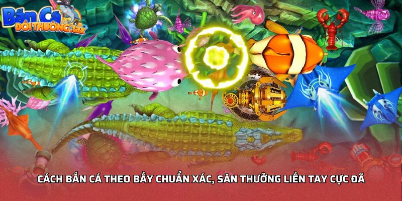 Cách bắn cá theo bầy chuẩn xác, săn thưởng liền tay cực đã