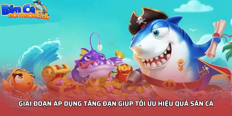 Giai đoạn áp dụng tăng đạn giúp tối ưu hiệu quả săn cá